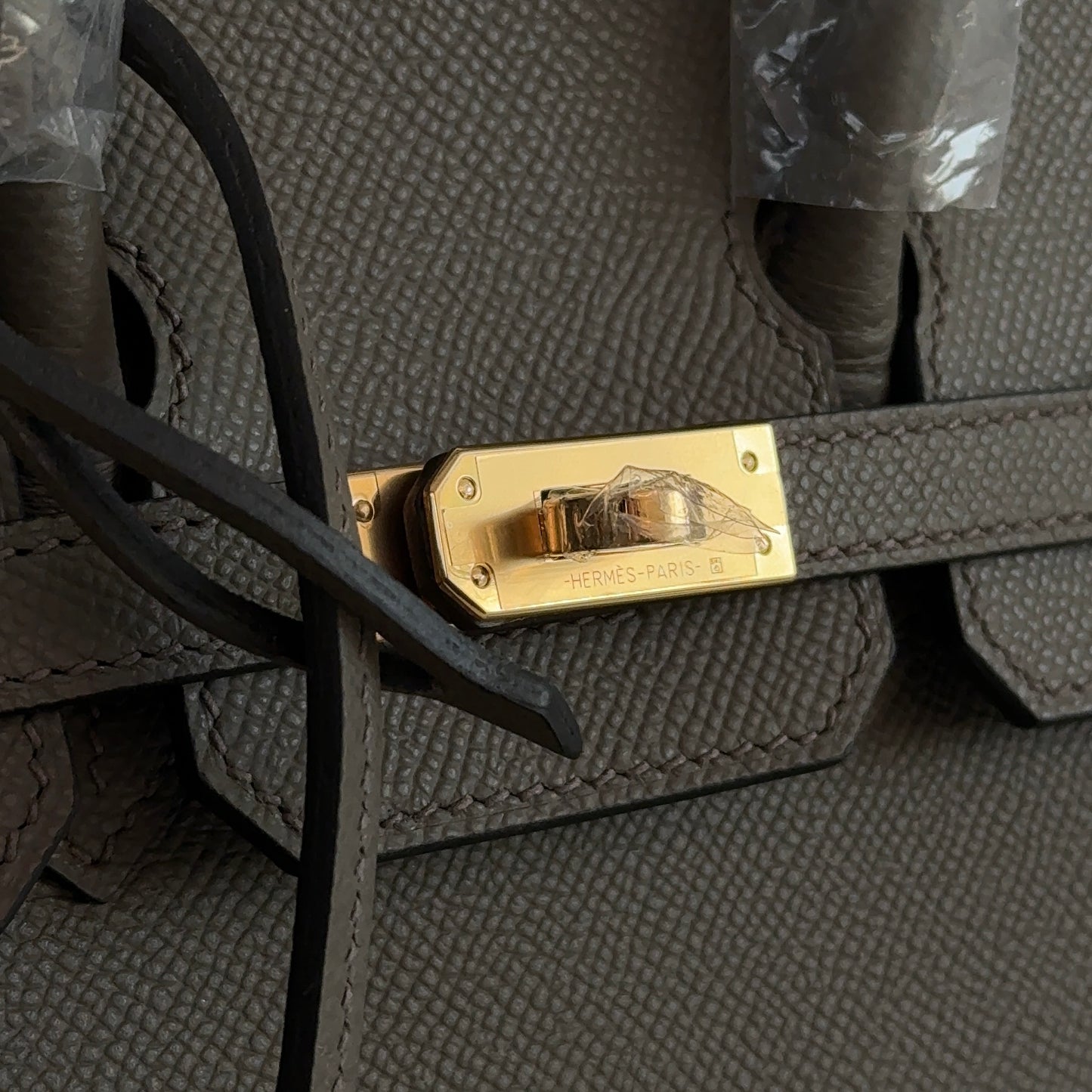 HMS Birkin 30 Gris Etain bag