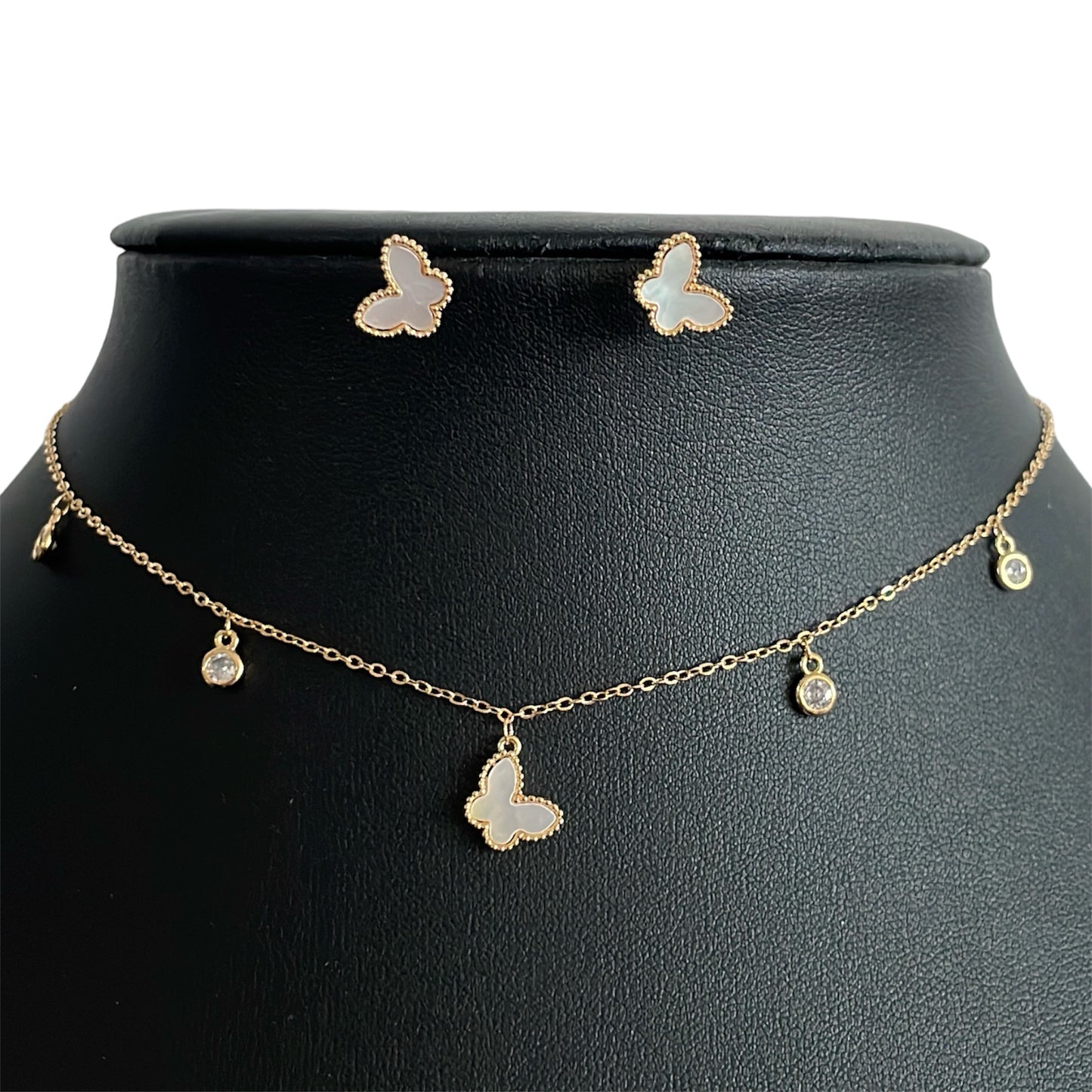 Golden butterfly set