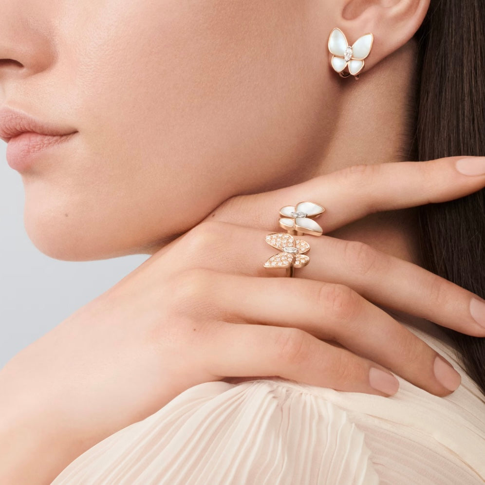 VCF Two Butterfly ring