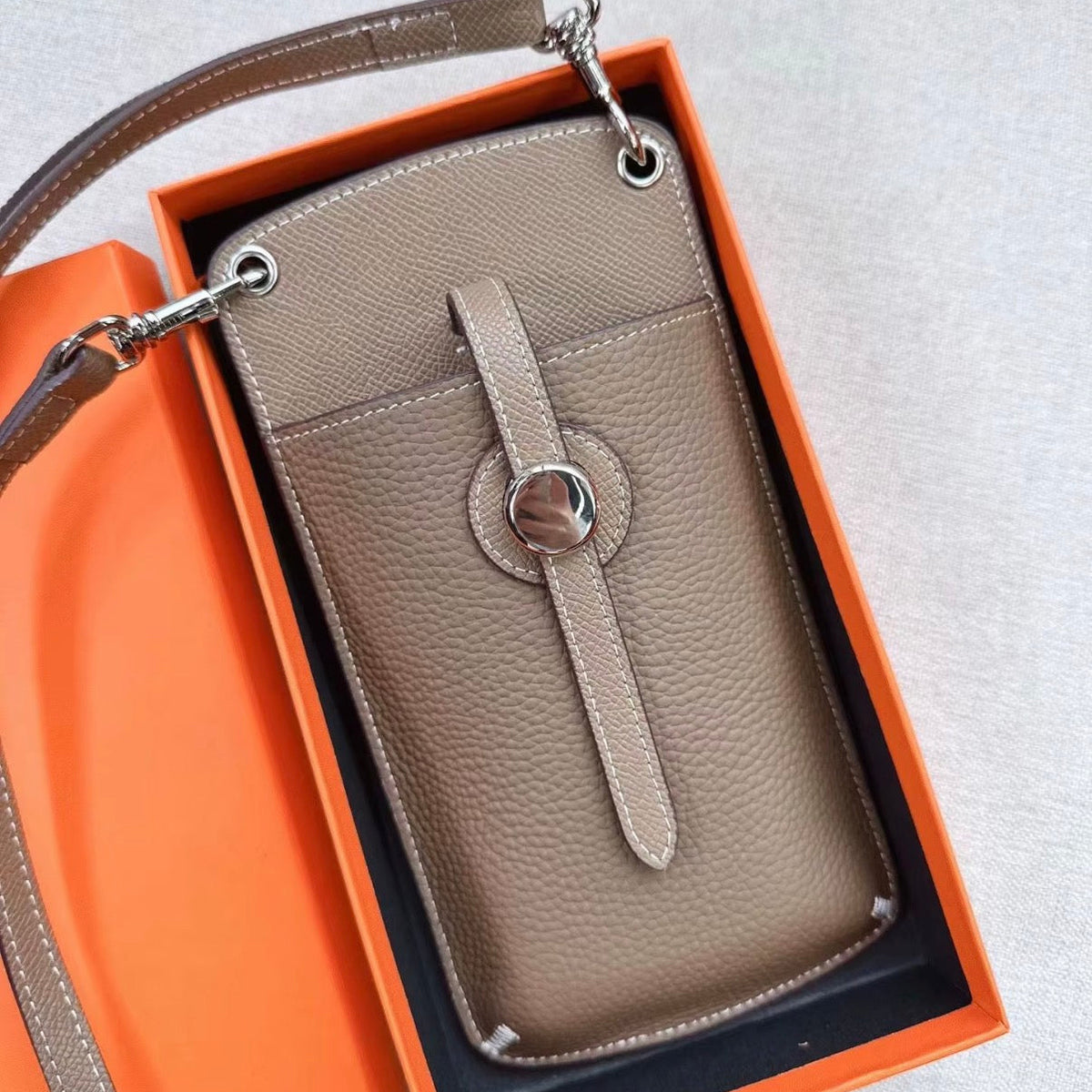 Leather Phone Crossbody