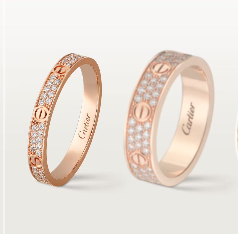 CTR Love ring full zircon