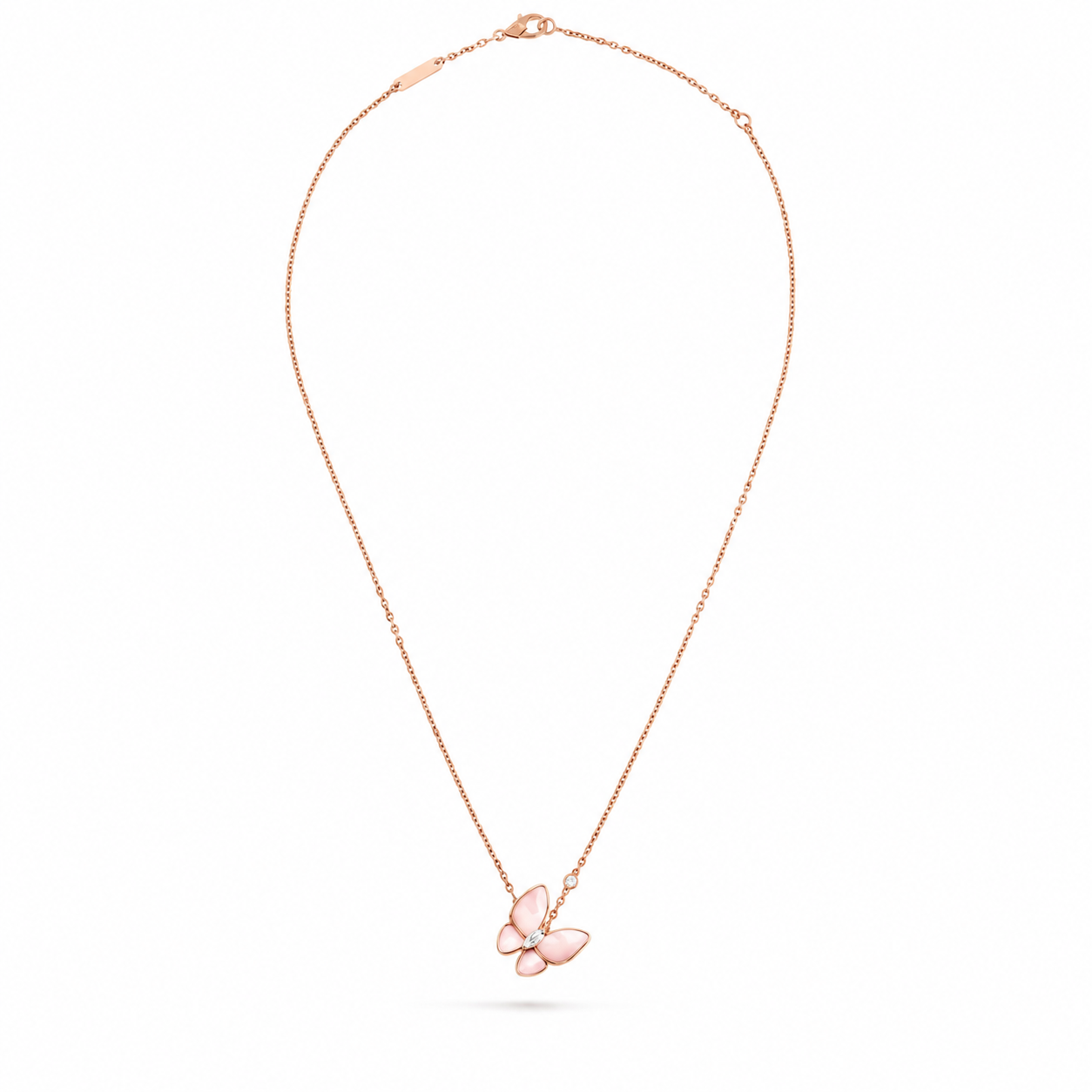 VCF Two Butterfly necklace