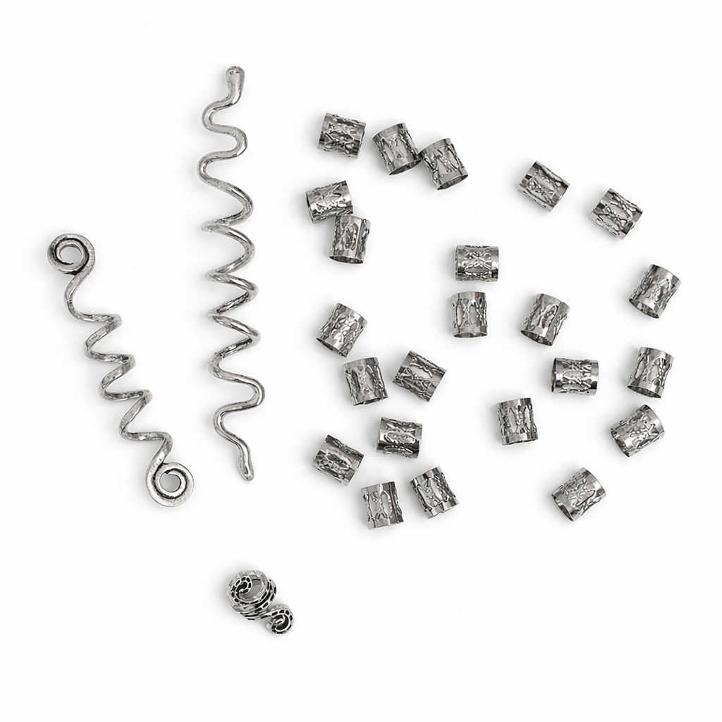 خواتم شعر فضي