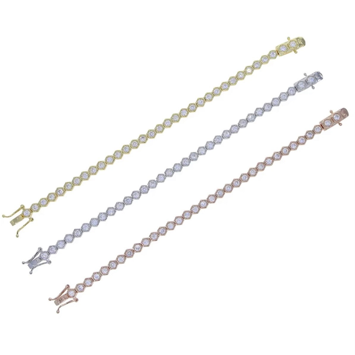 Tennis Beehives bracelet