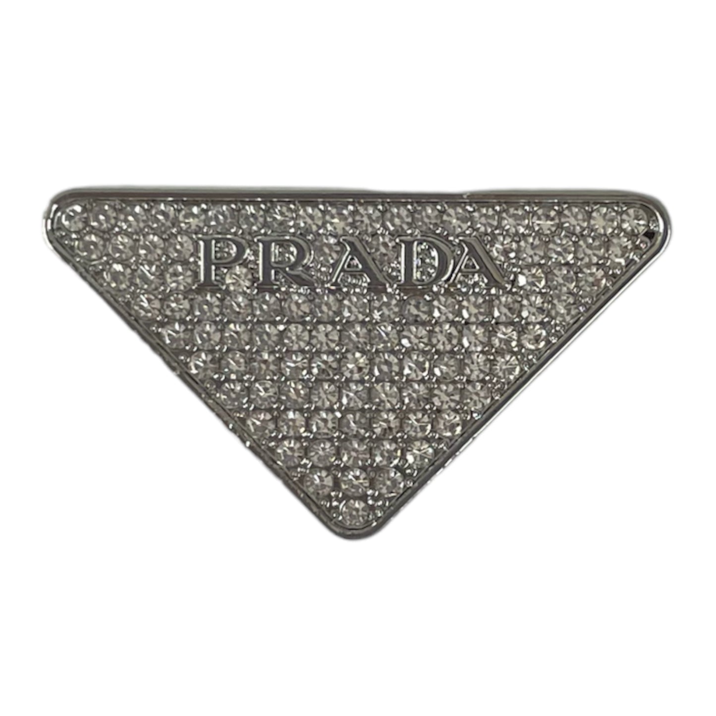 Prada brooche steel