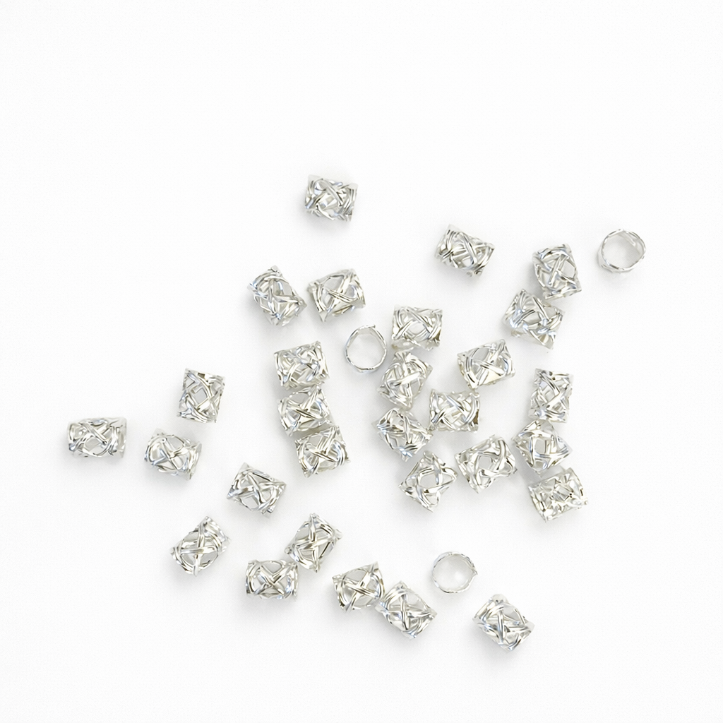 خواتم شعر فضي