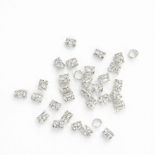 خواتم شعر فضي