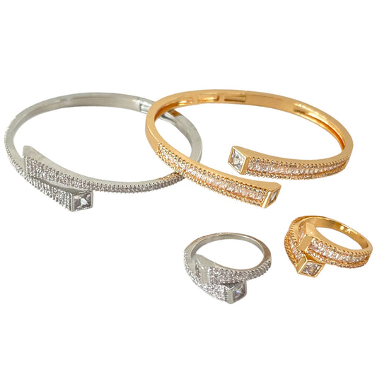 Bracelet and ring set