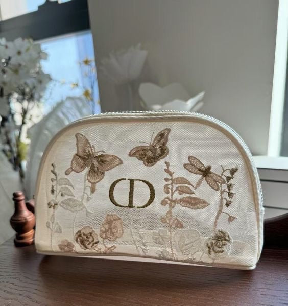 Dior makeup bag