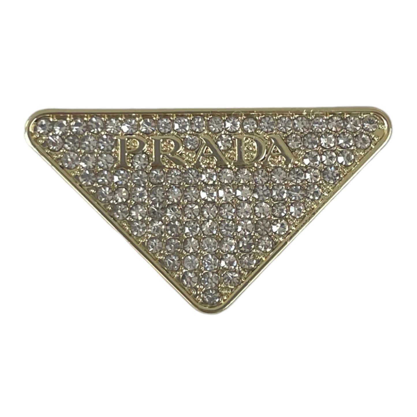 Prada brooche steel
