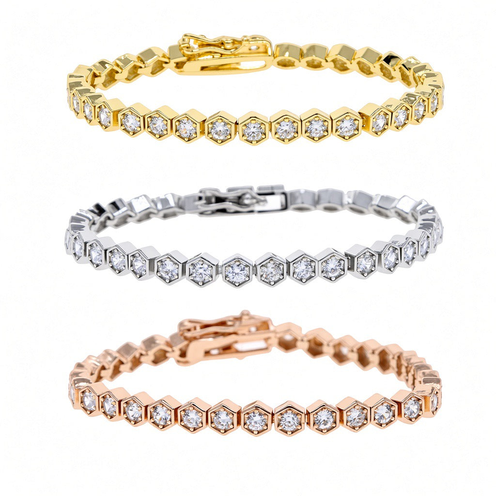 Tennis Beehives bracelet