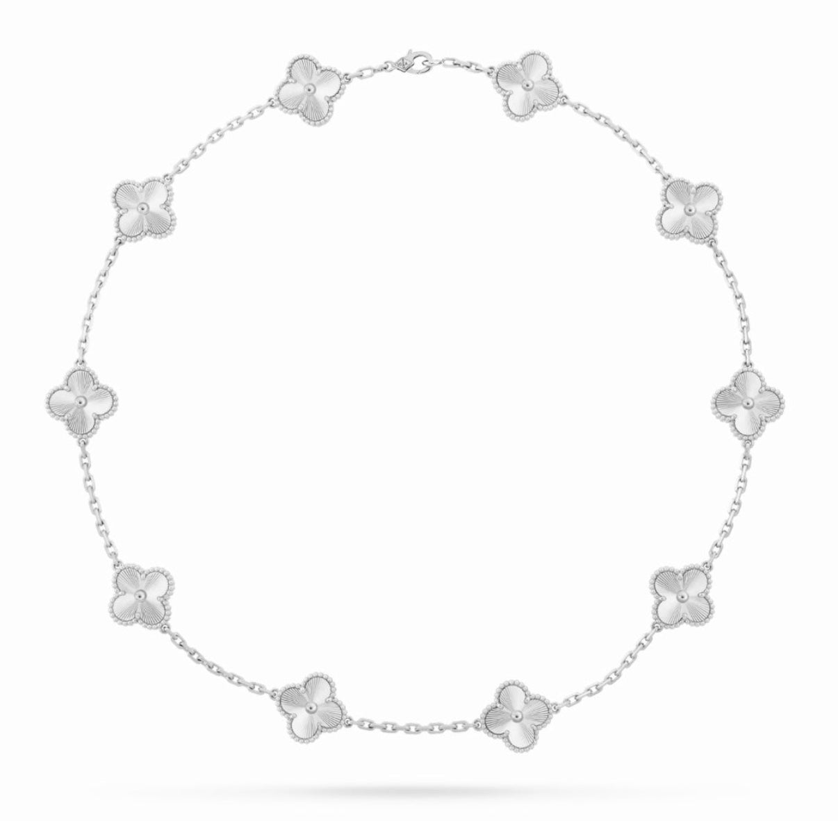 سلسال فانكليف 10 وردات "فضي"