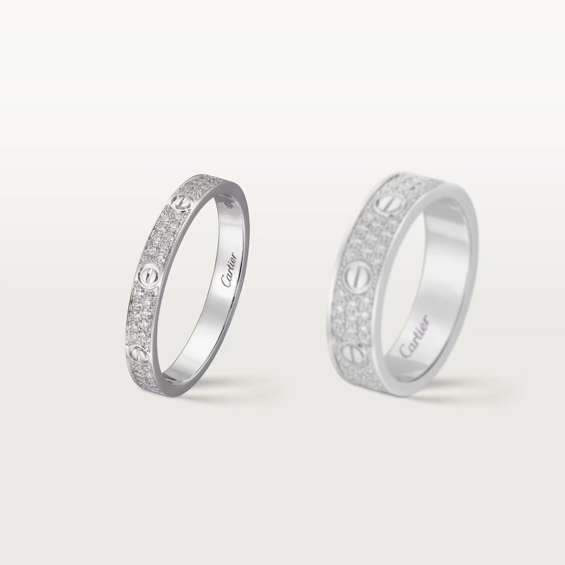 خاتم لوف فل زركون حجم صغير