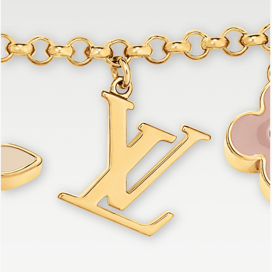 LV Fleur de Monogram ميدالية جنطه