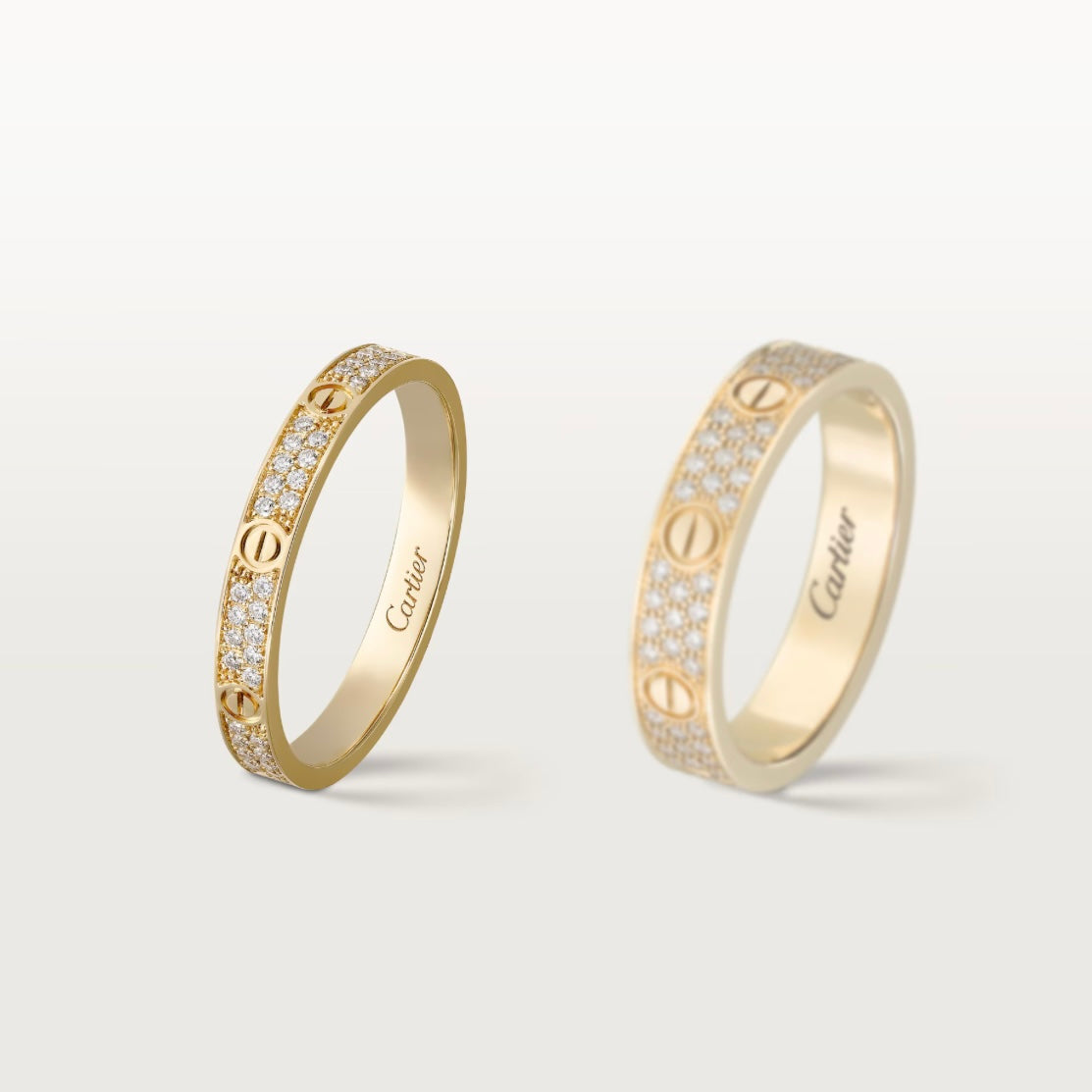 خاتم لوف فل زركون حجم صغير