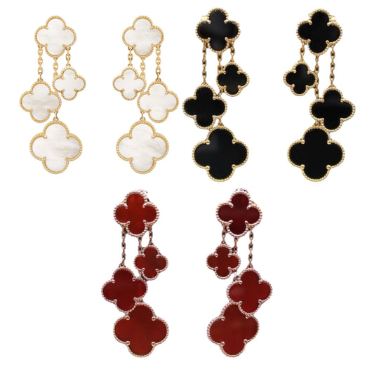 VC 4 clover earrings