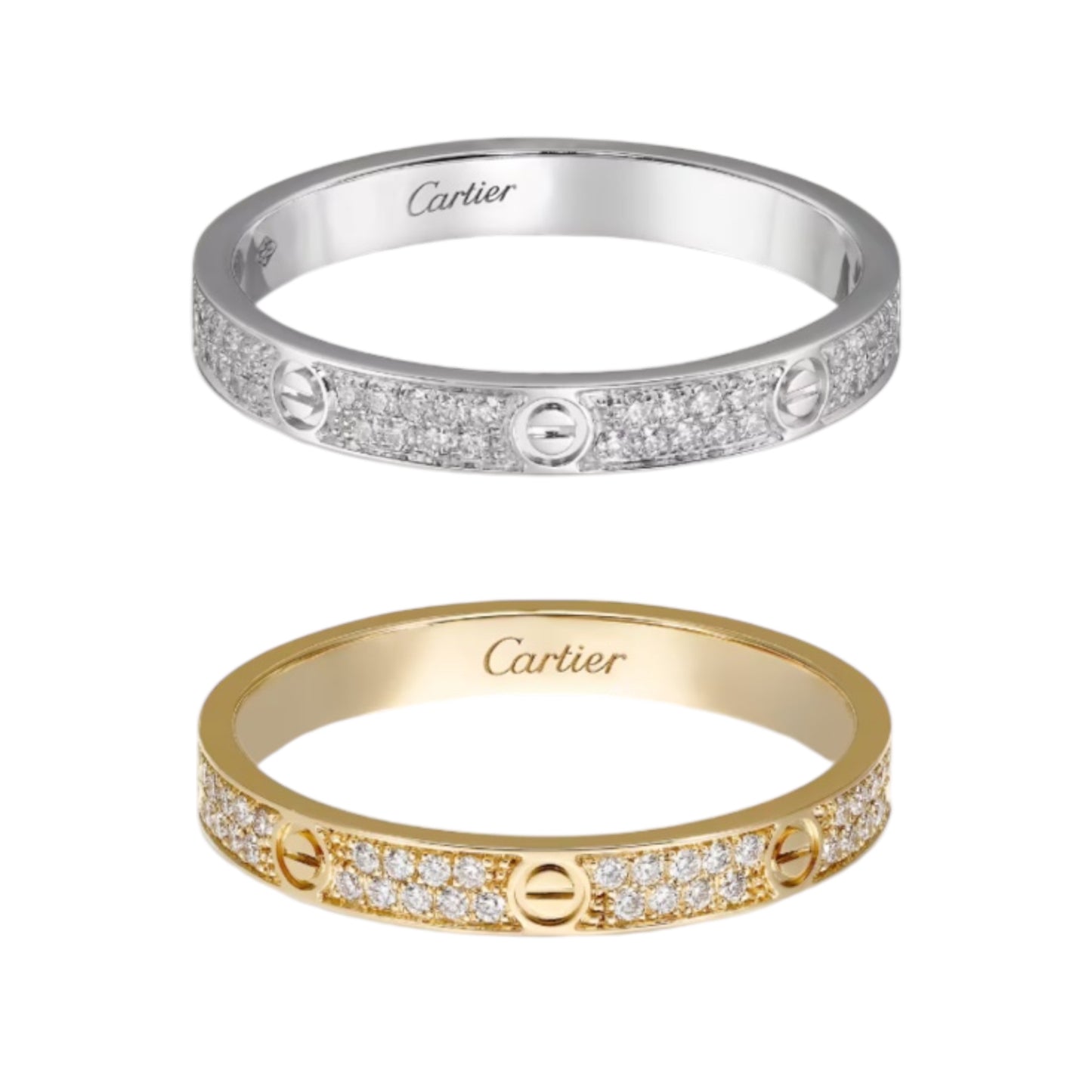 خاتم لوف فل زركون حجم صغير