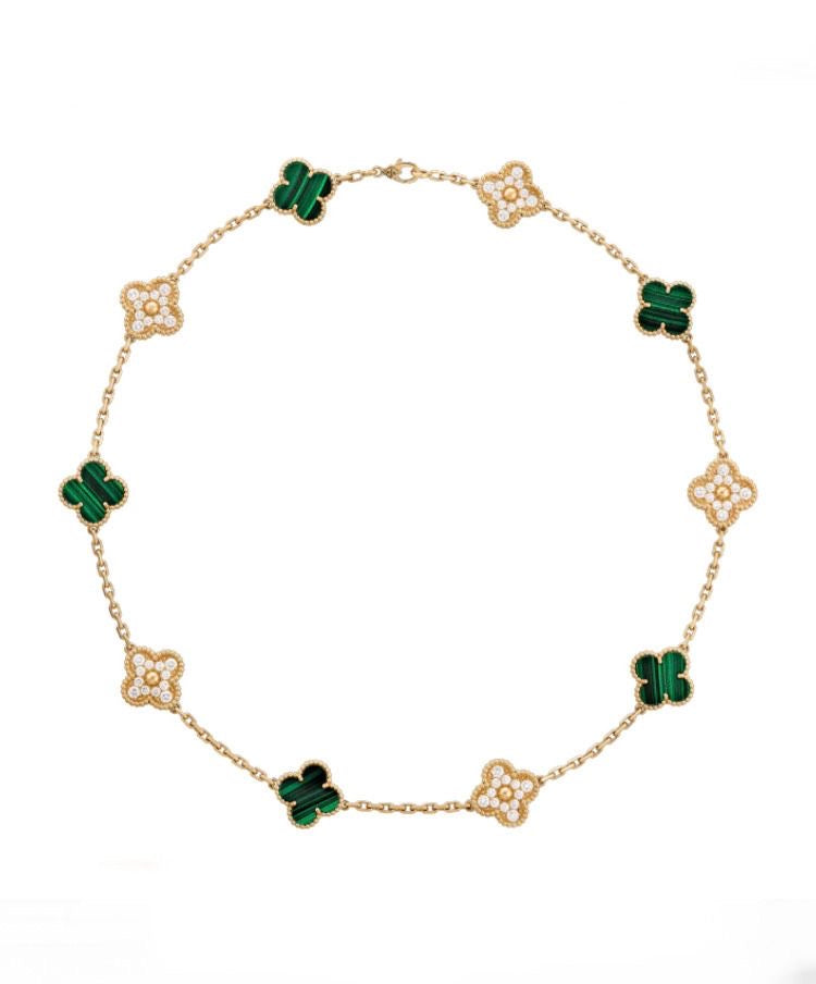 VCF 10 motifs necklace “golden”
