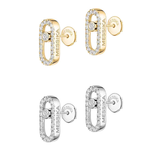 MOVE UNO earrings فل زركون