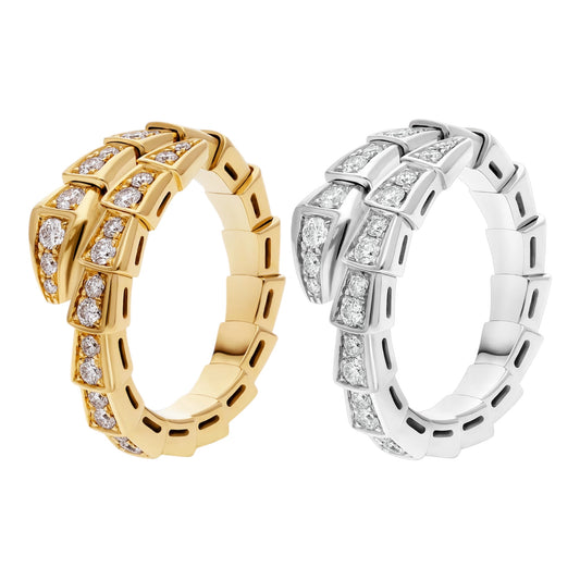 Bulgari ring فل زركون