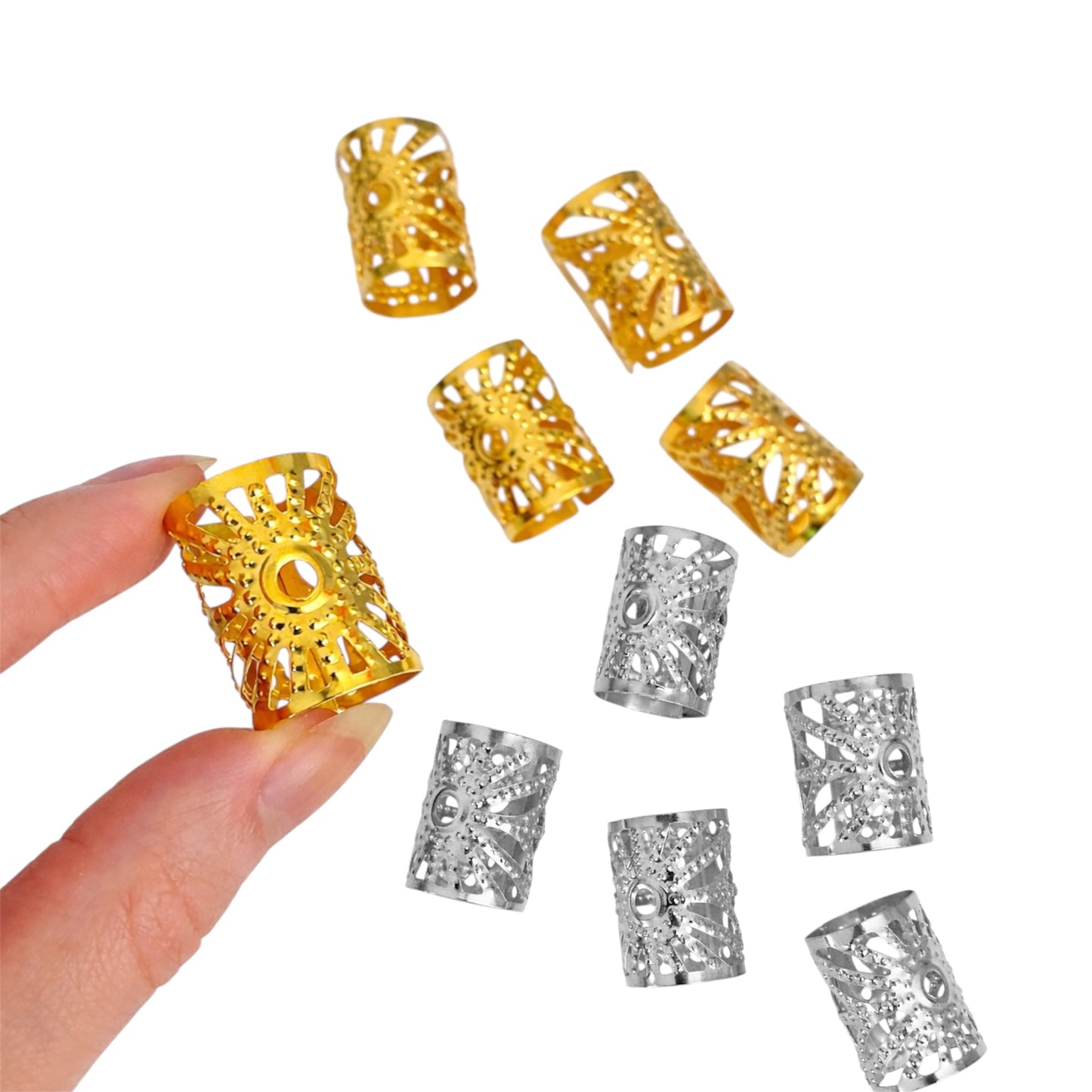 خواتم شعر حجم كبير